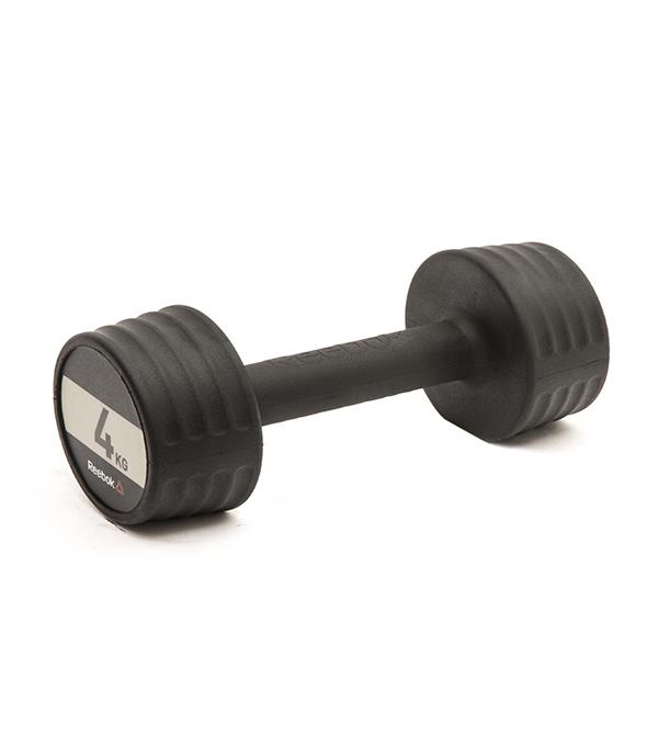 Гантели обрезиненные REEBOK Dumbbell, 2 шт. по 4 кг, пара