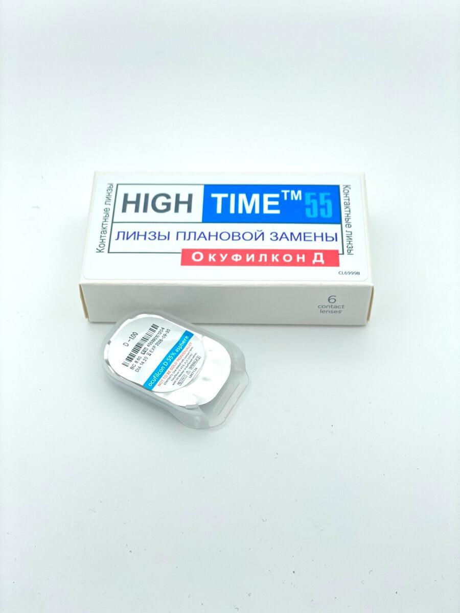 HIGH Time 55 Контактные линзы, 6 шт. , -3.50, 8.6, 1 месяц