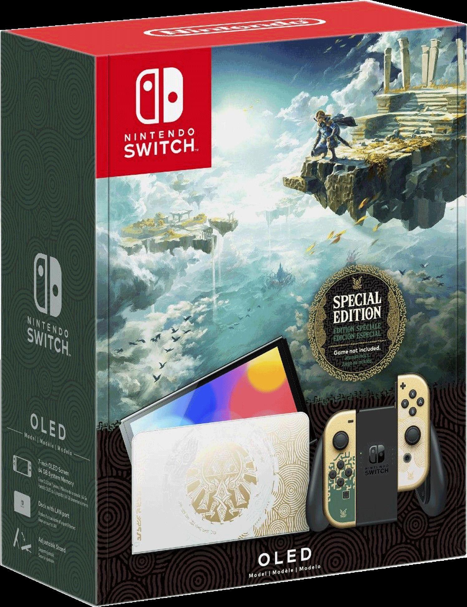 Игровая приставка Nintendo Switch OLED 64 ГБ, без игр, The Legend of Zelda: Tears of the Kingdom