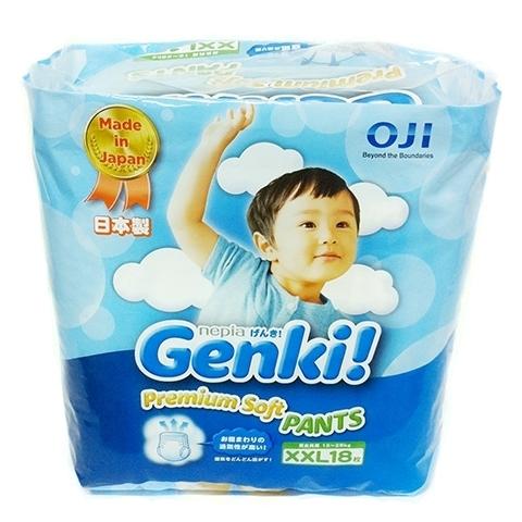 GENKI Подгузники-трусики размер XXL 13-25 кг 18 шт.