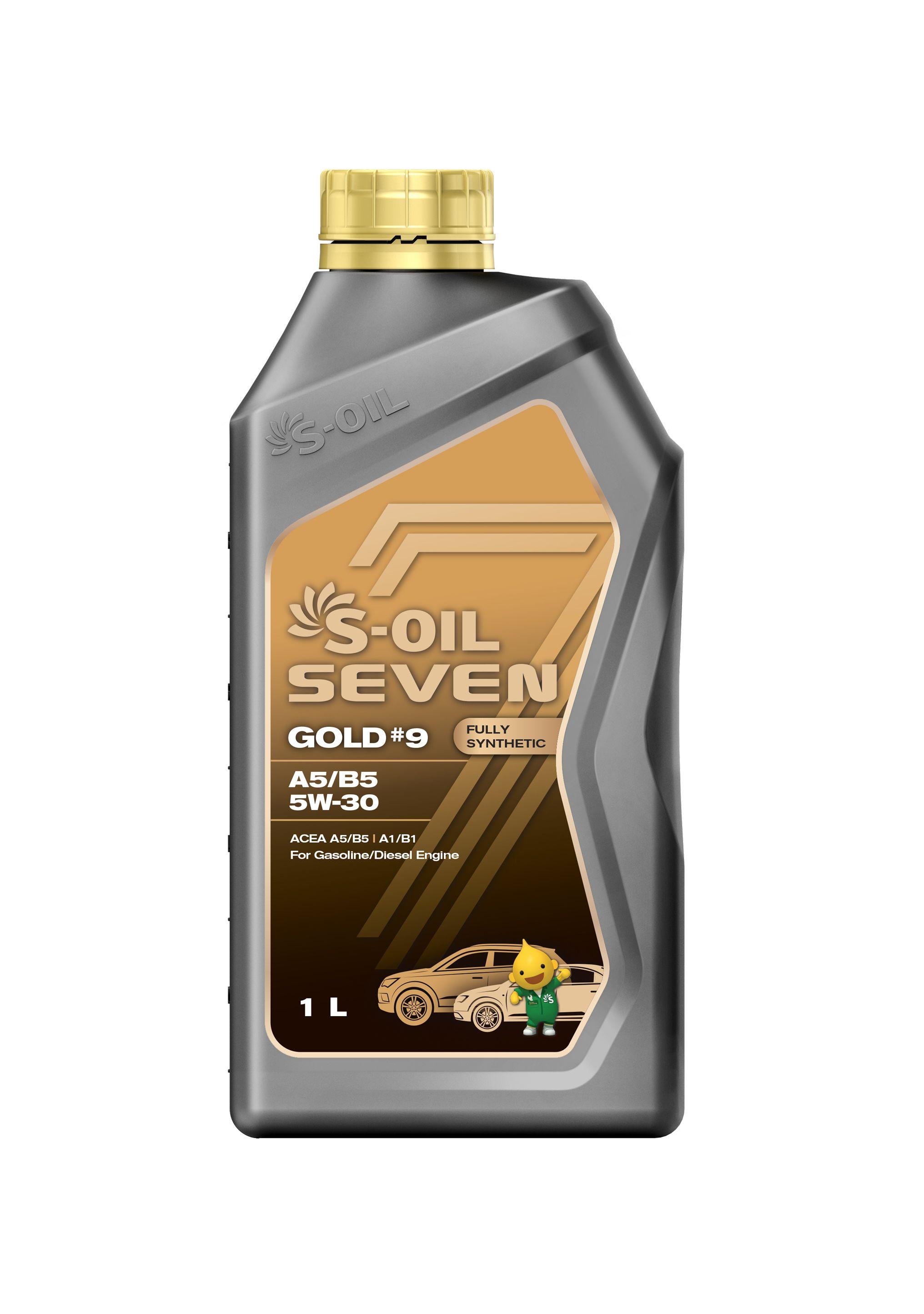 S-OIL SEVEN GOLD#9 A5/B5 5W-30 Масло моторное, Синтетическое, 1 л