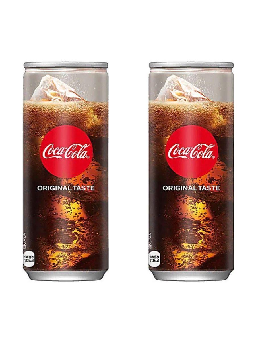 Газированный напиток Coca-Сola Original Taste 250мл Япония ж/б х 2шт