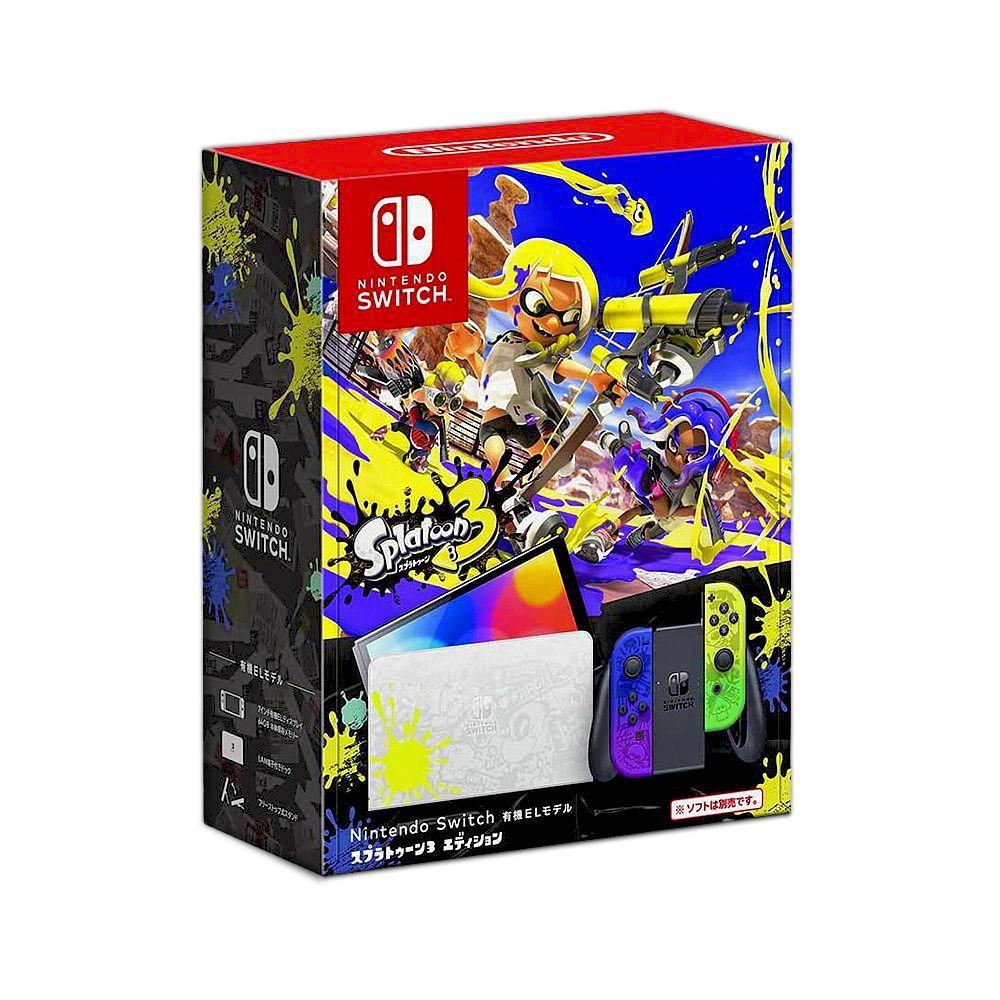 Игровая приставка Nintendo Switch OLED 64 ГБ Splatoon 3 Edition