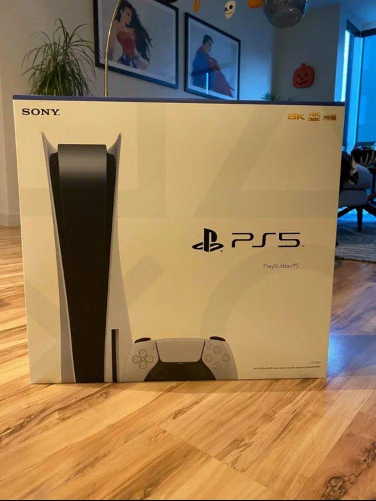 Игровая приставка Sony PlayStation 5 с дисководом + Подписка Ps Plus на год(Переходник в подарок) 3 ревизия