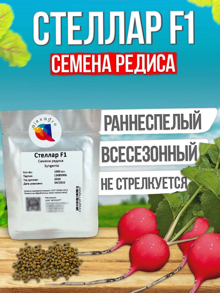 Стеллар F1 семена редиса (Syngenta / ALEXAGRO) (1000 шт.)