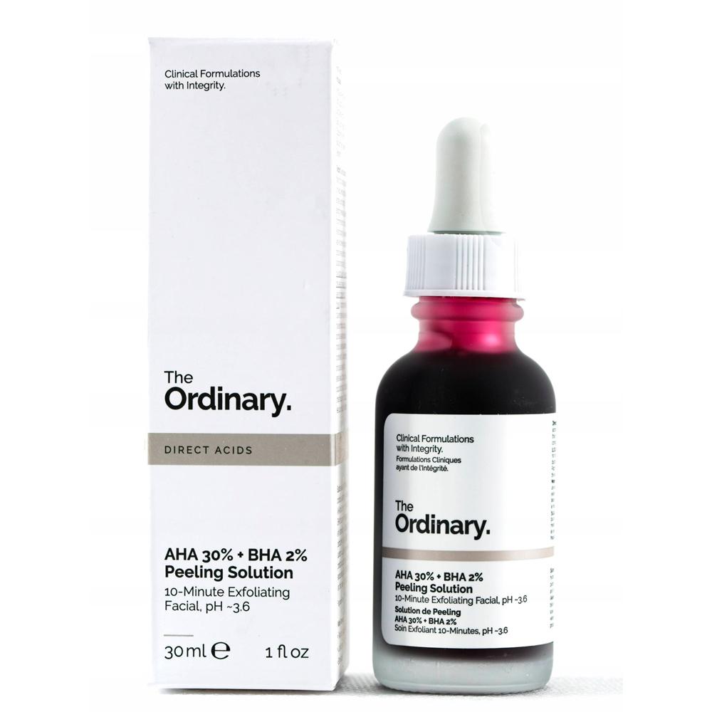 DECIEM The Ordinary Пилинг, Сыворотка, Кислотный пилинг для лица AHA 30% + BHA 2% Peeling Solution, 30 мл