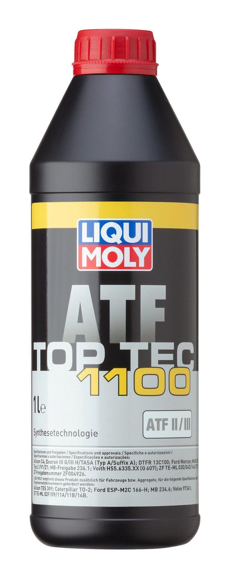 НС-синтетическое масло трансмиссионное Liqui Moly "Top Tec ATF 1100", 1 л