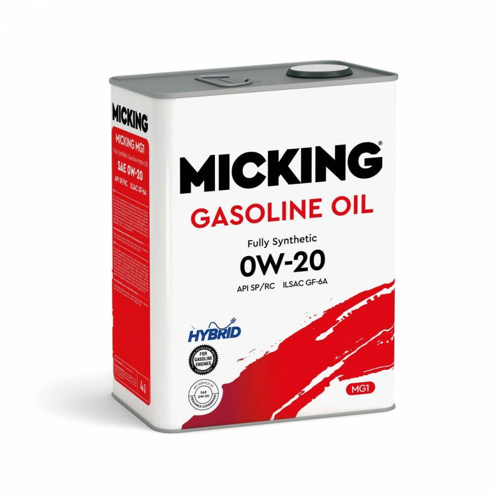 MICKING gasoline oil mg1 0W-20 Масло моторное, Синтетическое, 4 л