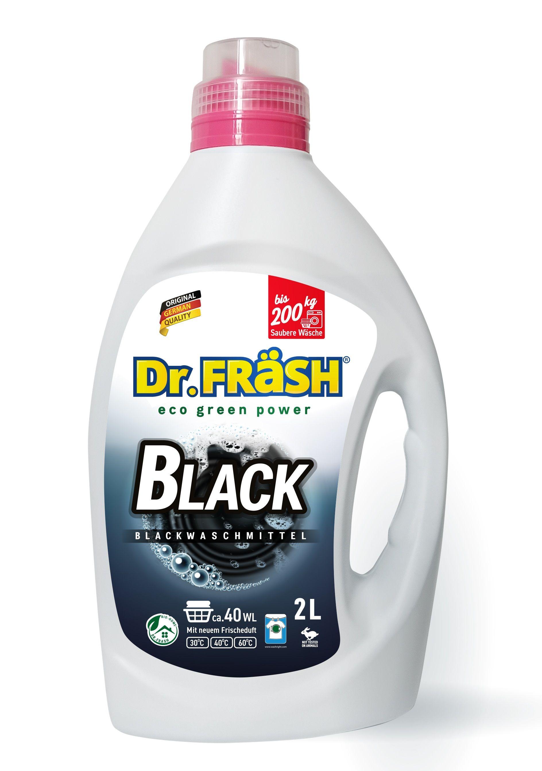 Гель для стирки тёмного и чёрного белья, Dr.Frash "Black" 2l, 40 ст