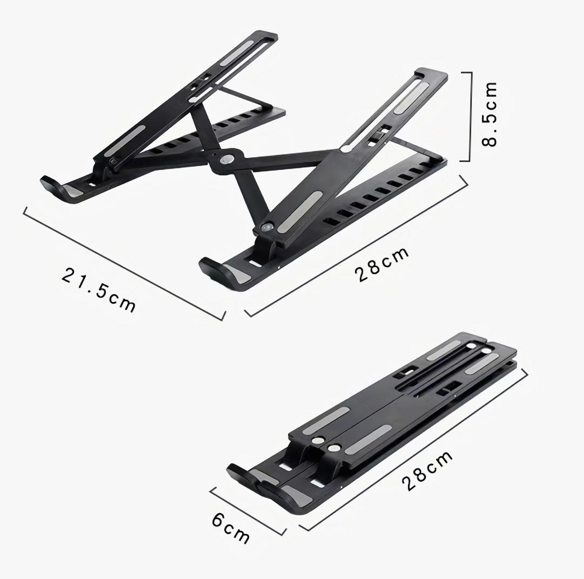 Подставка для ноутбука и планшета ПЛАСТИКОВАЯ, складная LAPTOP STAND