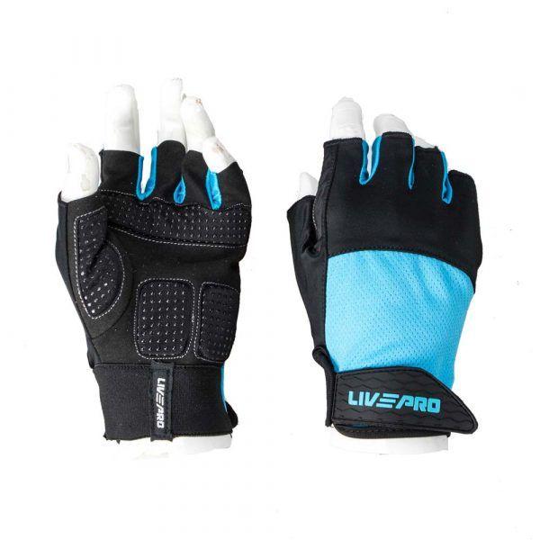 Атлетические перчатки / Перчатки спортивные для силовых тренировок LIVEPRO Fitness Gloves, размер S/M, пара