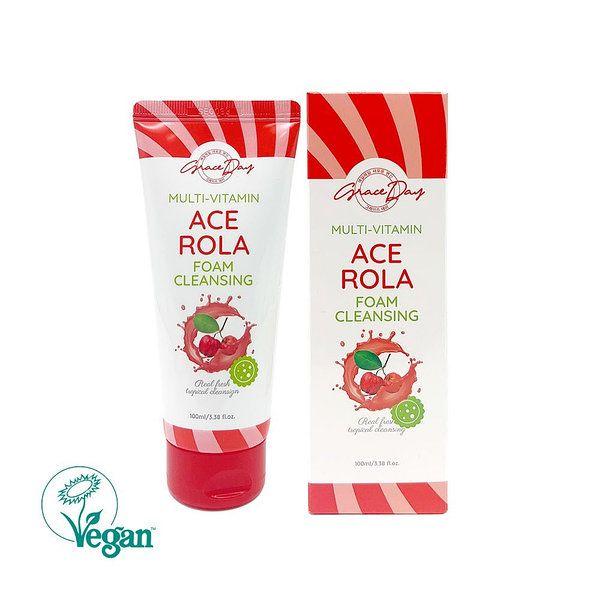 Grace Day Пенка для умывания с экстрактом ацеролы multi-vitamin acerola foam cleanser, 100 мл/