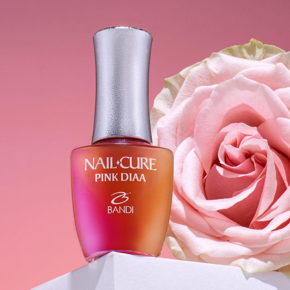 Bandi Nail Cure Pink Diaa - Покрытие укрепляющее для тонких и поврежденных ногтей 14 мл