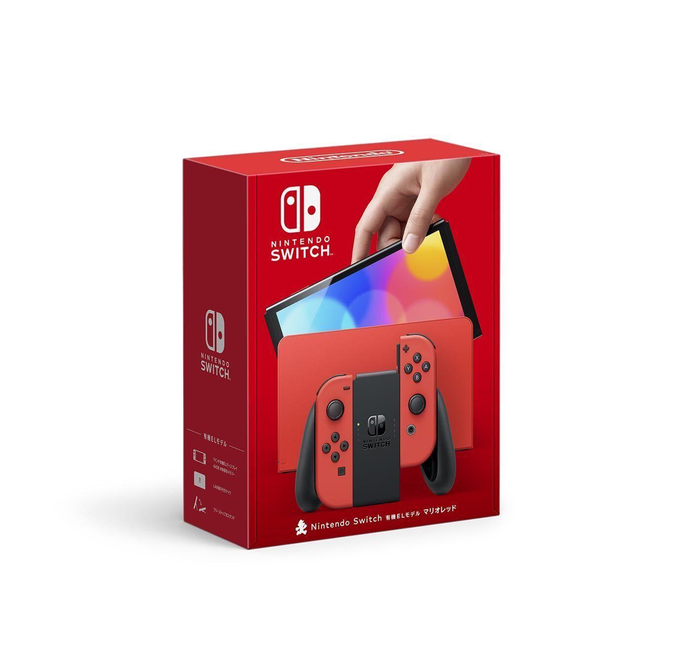 Игровая консоль Nintendo Switch OLED Mario Red Edition