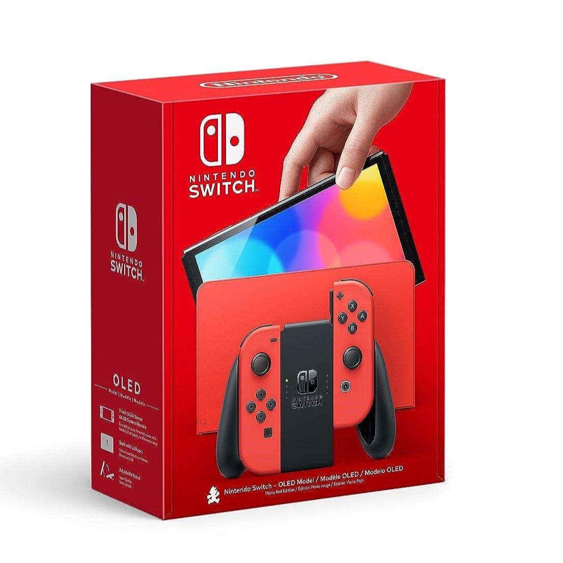 Игровая приставка Nintendo Switch OLED-модель (Mario Red Edition)