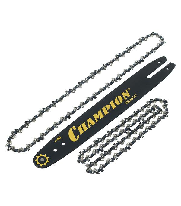 Шина Champion 14" шаг 3/8" паз 1,3 мм 50 звеньев с двумя цепями (952928)