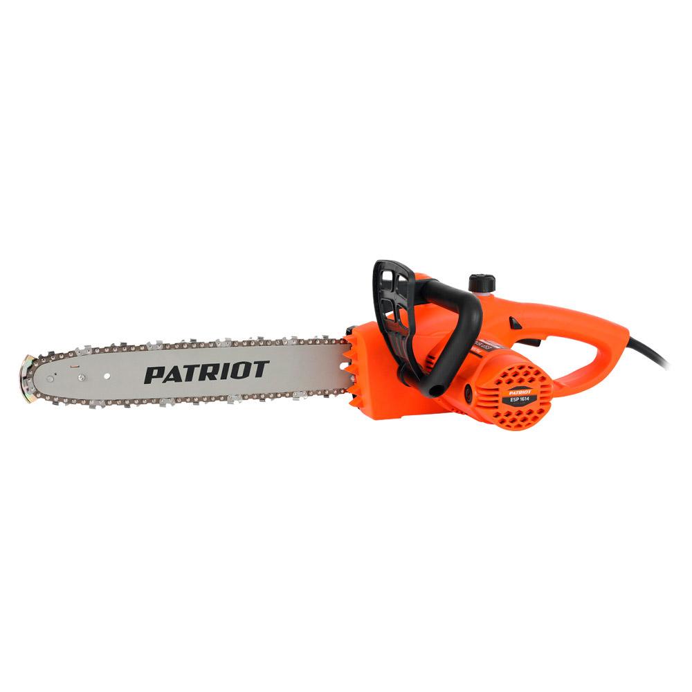 Пила цепная электрическая Patriot ESP 1614 1500 Вт 14" шаг 3/8" паз 1,3 мм 52 звена (220301614)