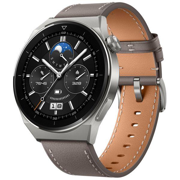 Смарт-часы HUAWEI GT 3 Pro Light Titanium Gray Leather (OND-B19)