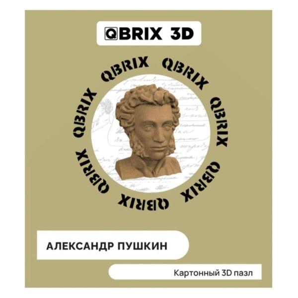 Пазл QBRIX 3D Александр Пушкин