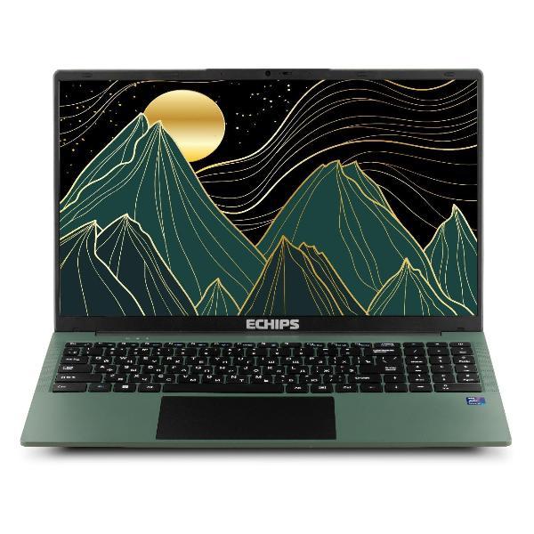 Ноутбук Echips Malachite NQ15E-1/15.6"/Intel N-series N100/8/256/Win/Gray