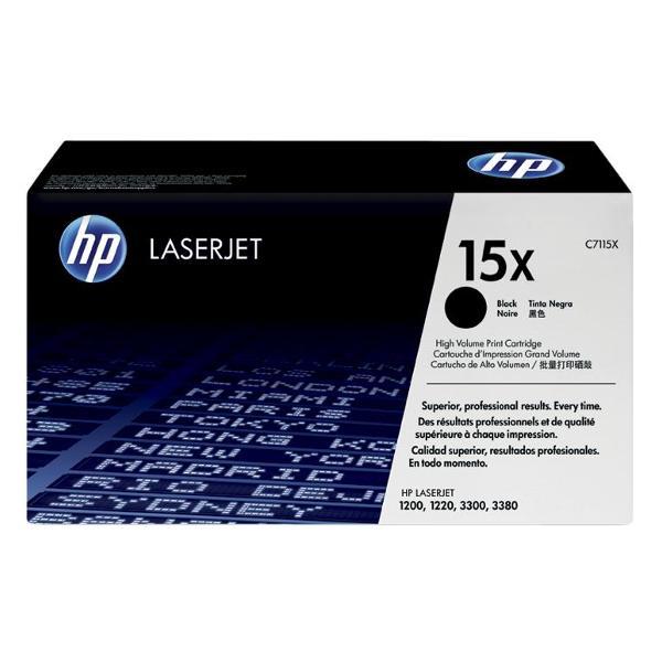 Картридж для лазерного принтера HP LaserJet 15X (C7115X) черный