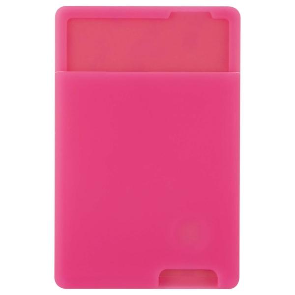 Кардхолдер для смартфона Barn&Hollis силикон крепление 3М розовый (УТ000031283)