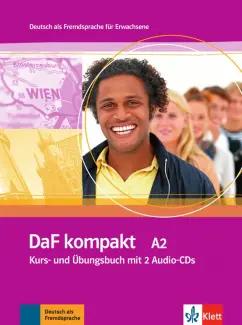 Klett | Sander, Braun, Doubek: DaF kompakt A2. Deutsch als Fremdsprache für Erwachsene. Kurs- und Übungsbuch mit 2 Audio-CDs