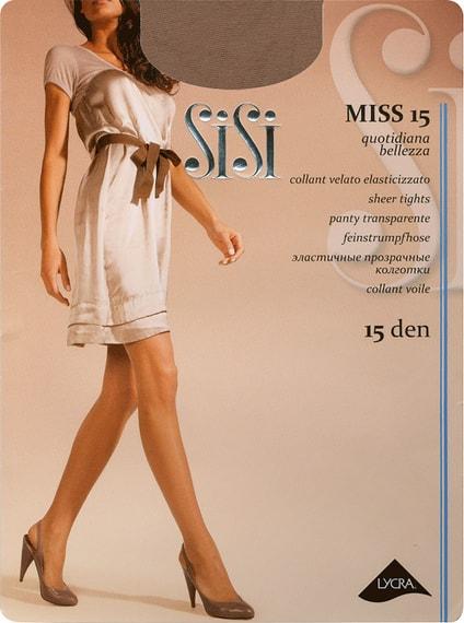 Колготки SiSi Miss 15 Miele Светло-бежевые Размер 2