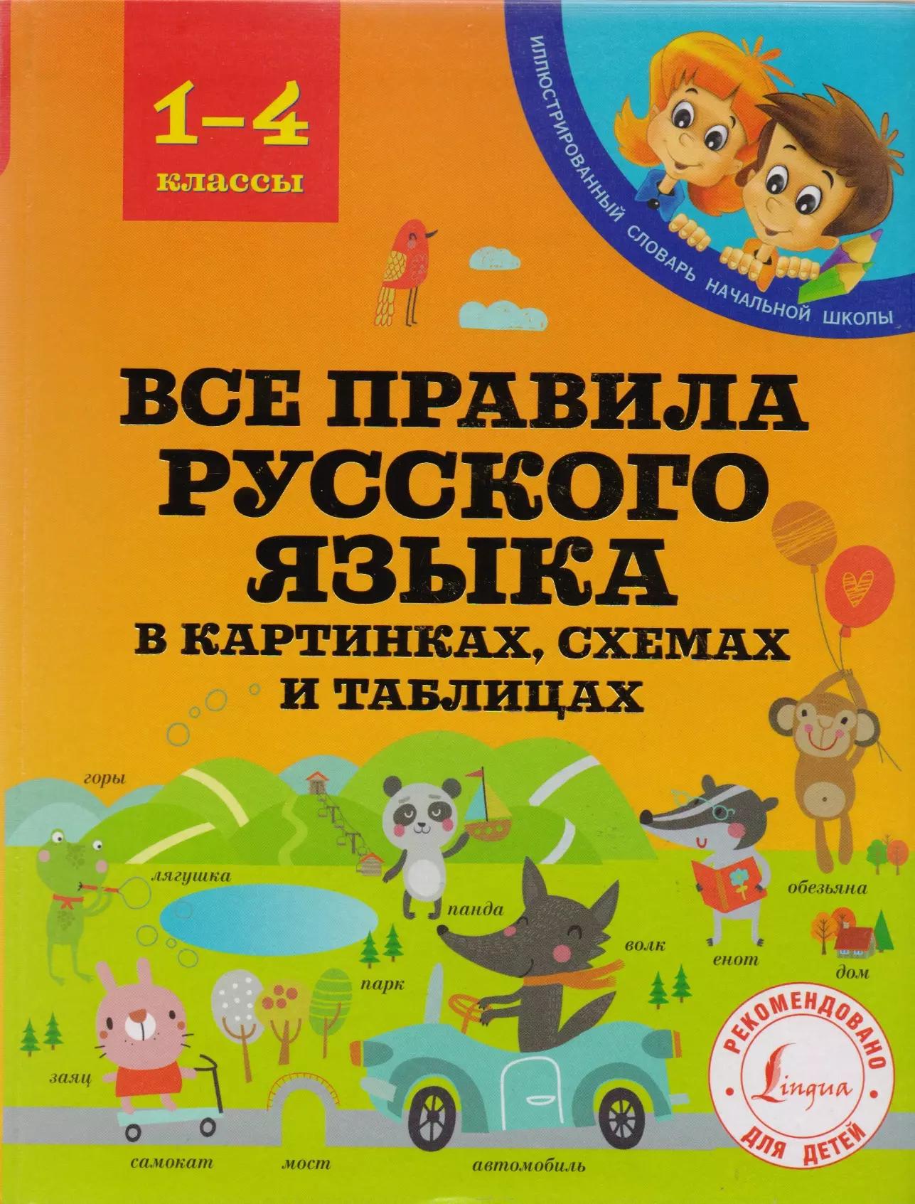 Все правила русского языка в картинках, схемах и таблицах