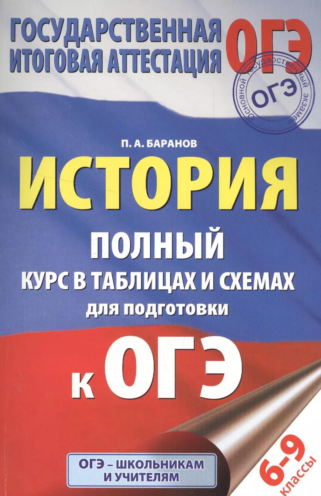 История. Полный курс в таблицах и схемах для подготовки к ОГЭ. 6-9 классы