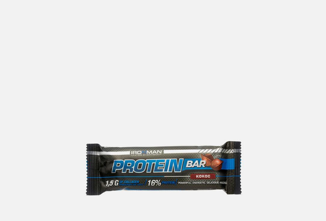 Protein bar coconut and dark glaze. 1 шт