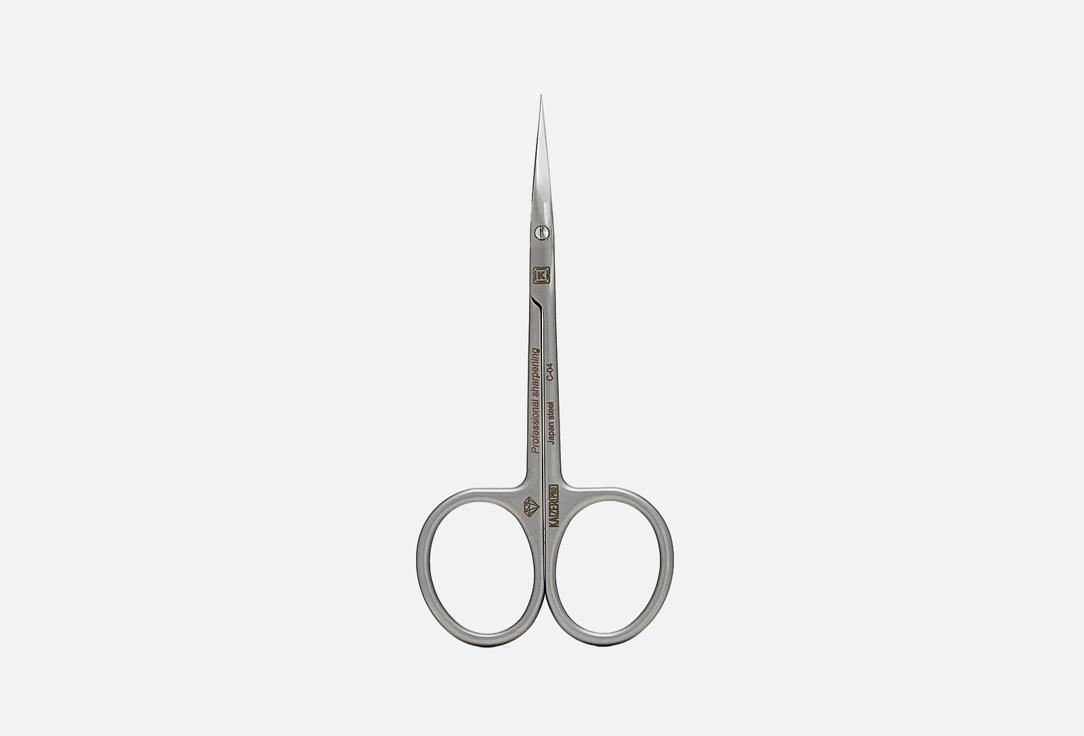 Kaizer Professional | Manicure scissors for cuticles. Цвет: сатин хром