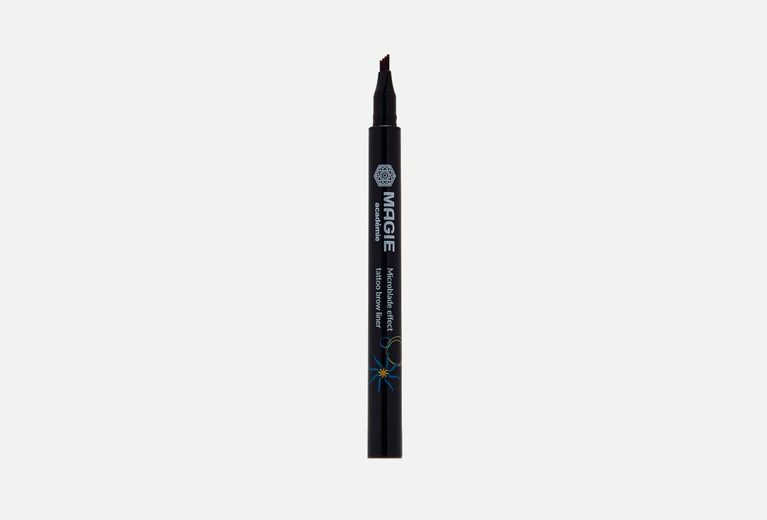 Microblade effect tattoo brow liner. Цвет: 20, Dark brown