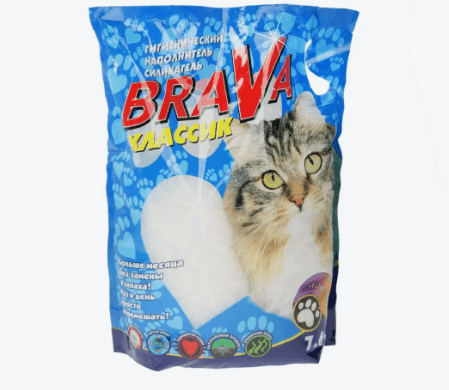 Brava | Brava Впитывающий наполнитель для кошек Классик силикагелевый