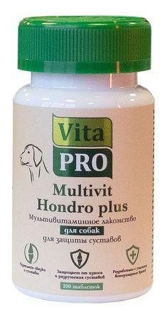 Vita Pro multivit Hondro plus 100 таблеток для собак для защиты суставов