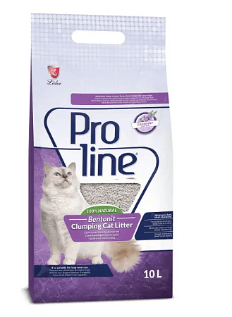 Proline комкующийся наполнитель для кошачьих туалетов, с ароматом лаванды