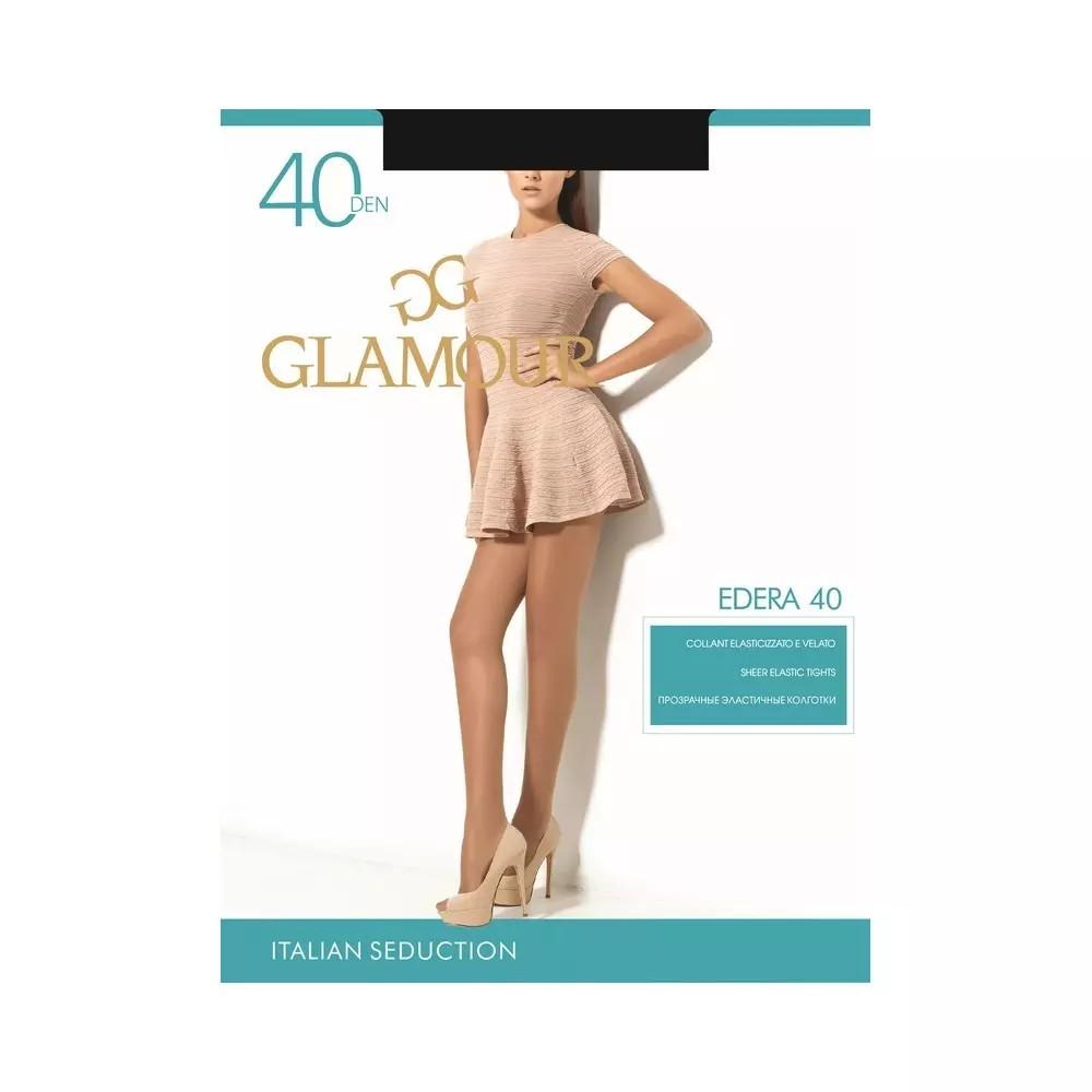 Женские колготки Glamour Edera 40den Nero 2 размер