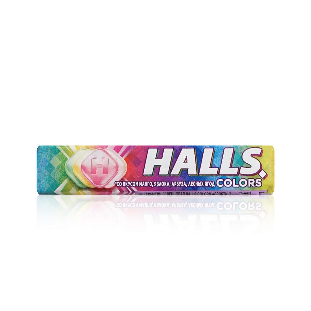 Halls | Карамель леденцовая Halls " Colors " 25г