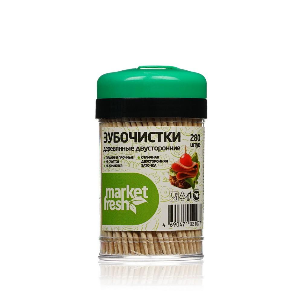 Market Fresh | Зубочистки Market Fresh в диспенсере 280шт