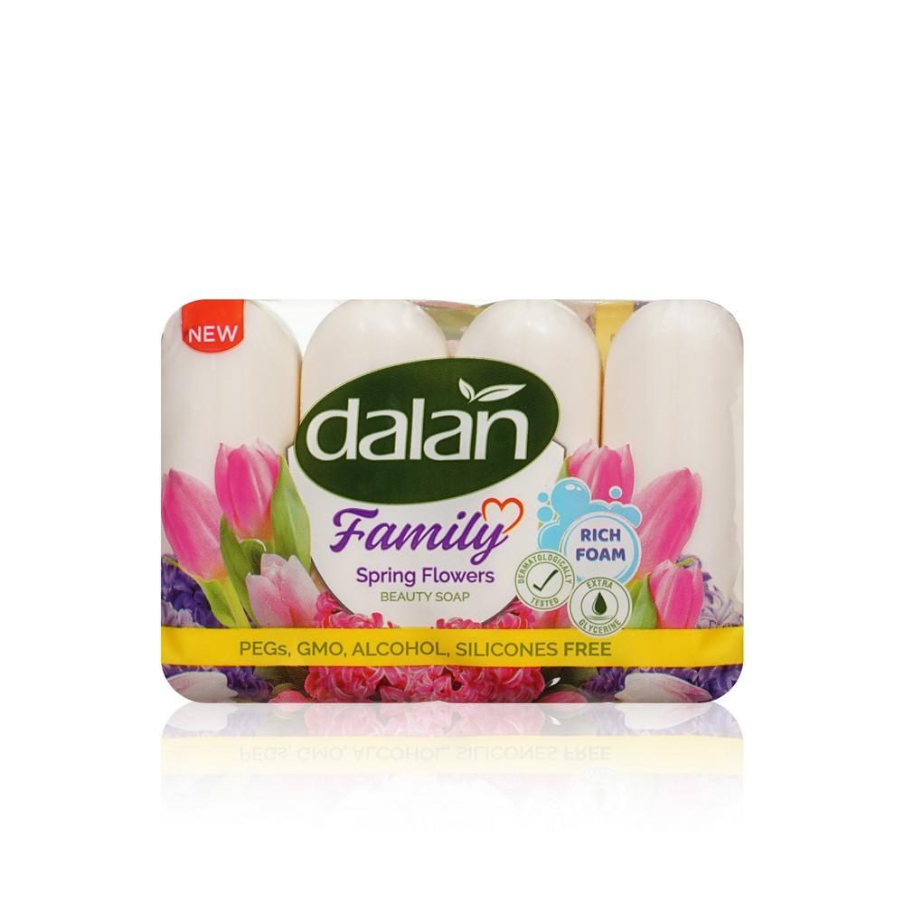 Мыло туалетное Dalan Family " Spring Flowers " 4*75г