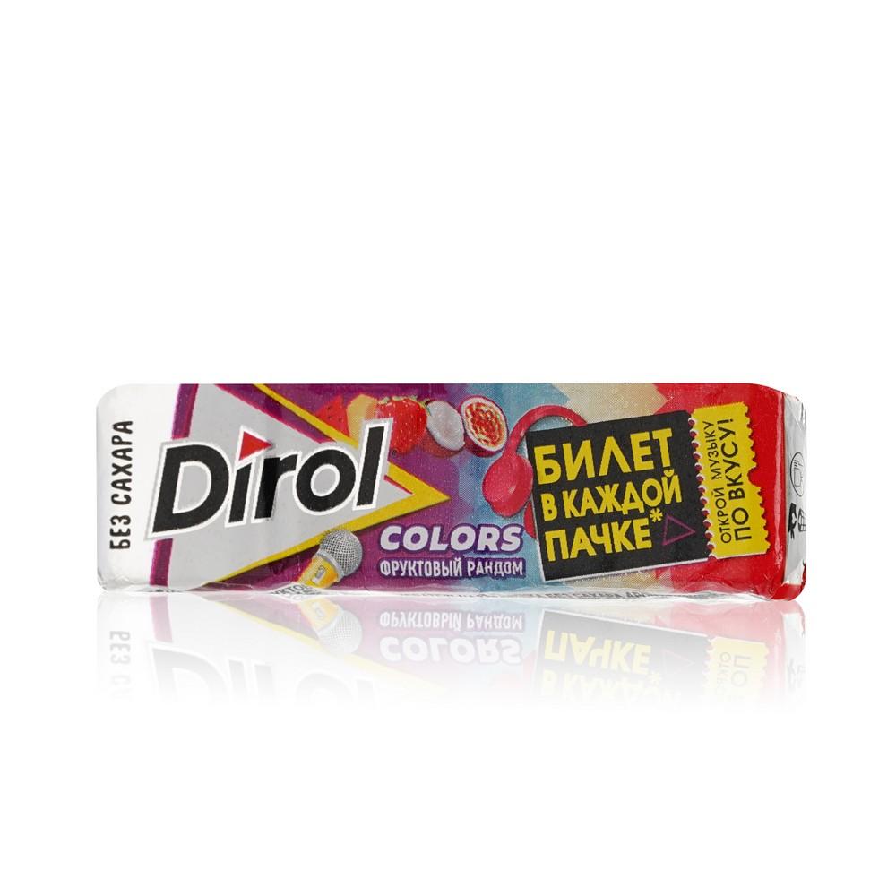 Dirol | Жевательная резинка Dirol Colors " Фруктовый рандом " 13,6г