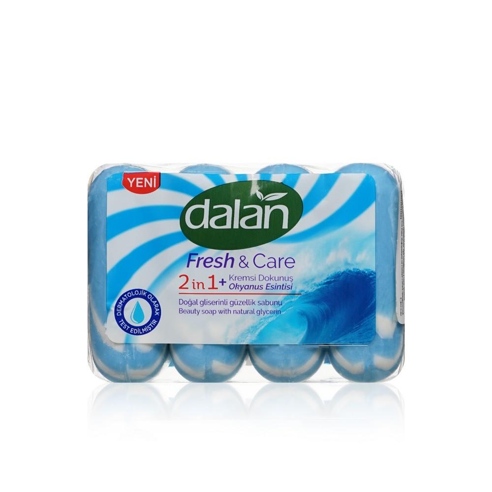 Мыло туалетное Dalan Fresh & Care 2 в 1 " Ocean breeze " 4*90г