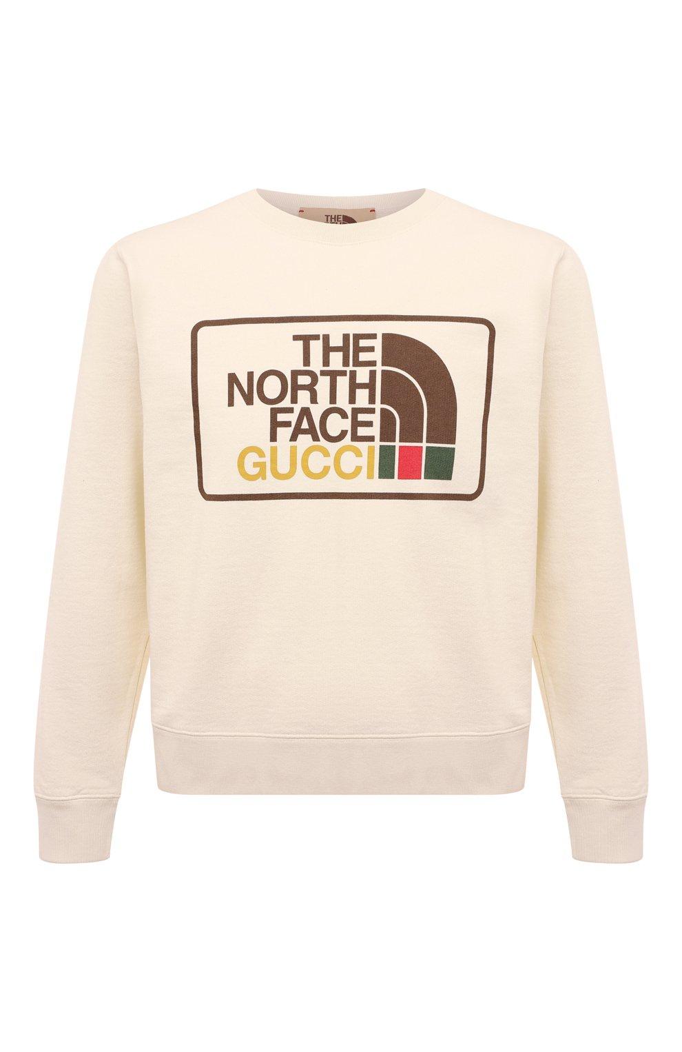 Хлопковый свитшот The North Face x Gucci