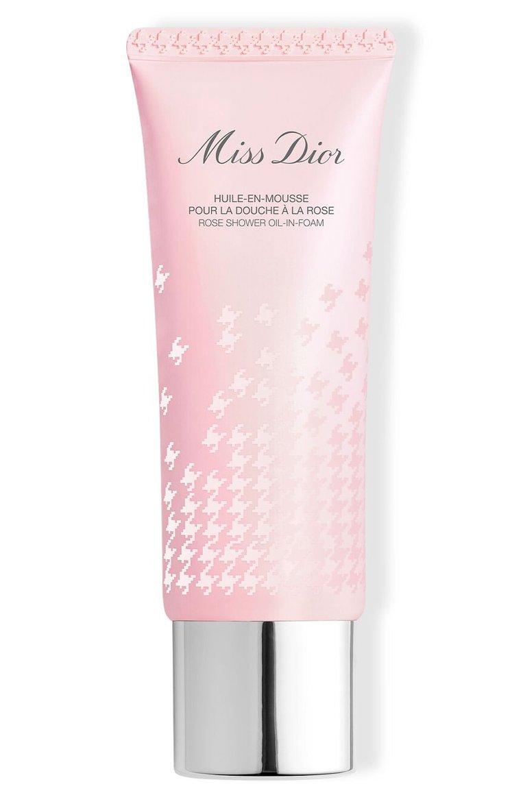 Парфюмированное масло для душа Miss Dior Rose Shower Oil-in-Foam (75ml)