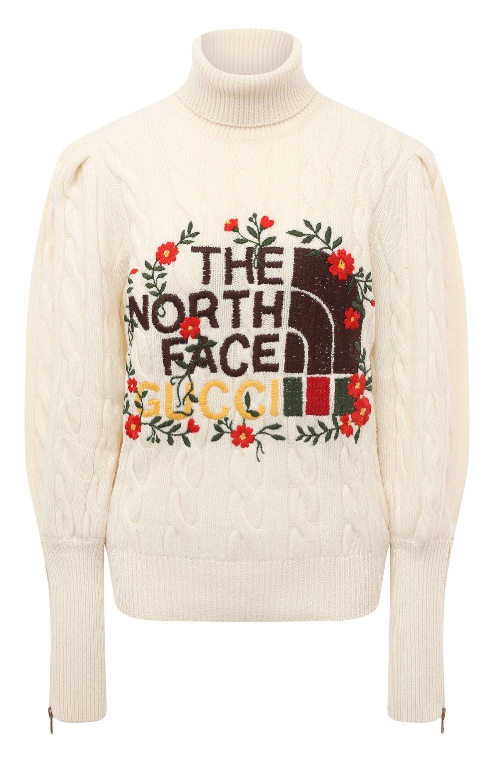 Шерстяной свитер The North Face x Gucci