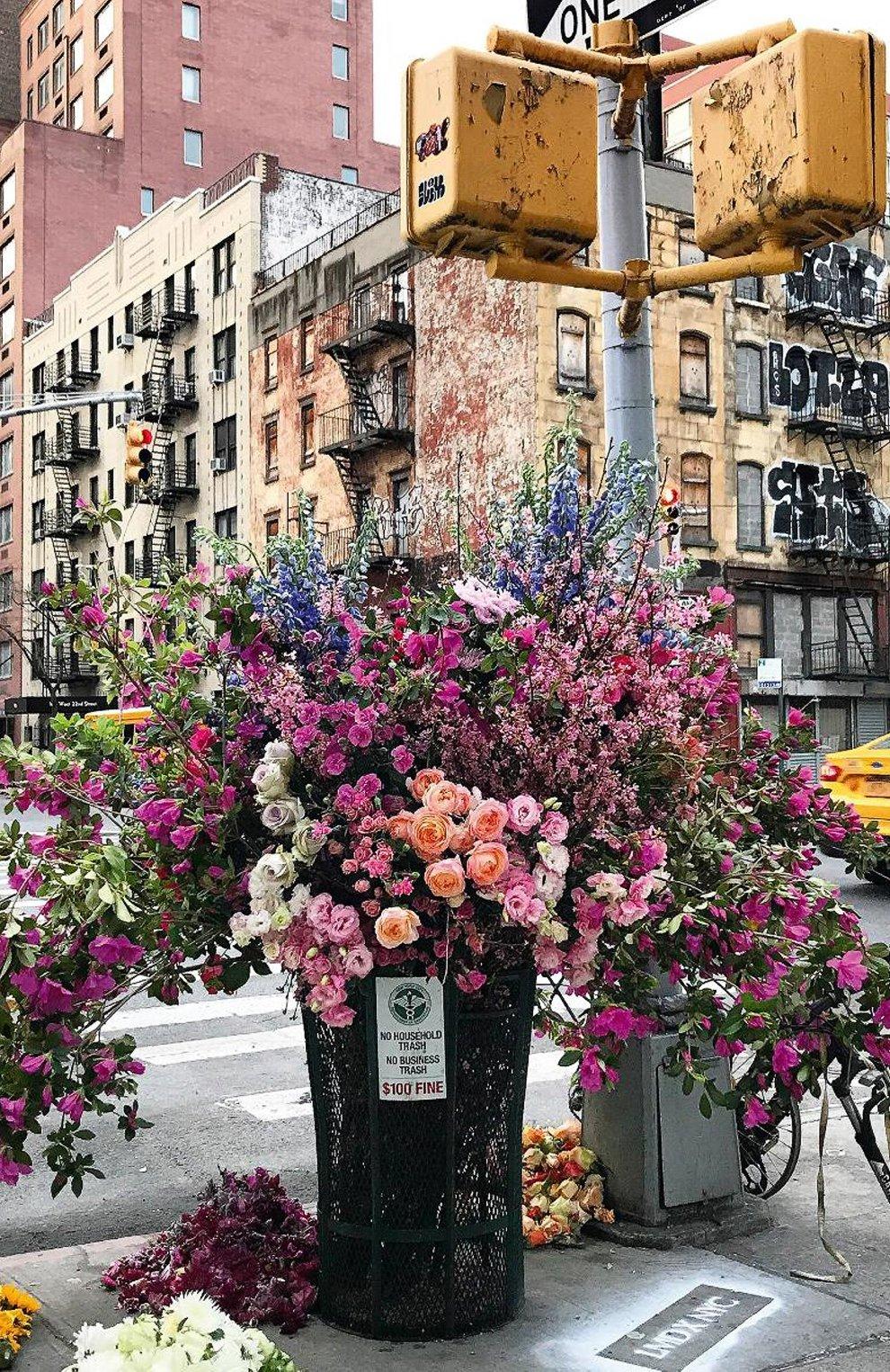 Пазл Цветы в Нью-Йорке 300 деталей