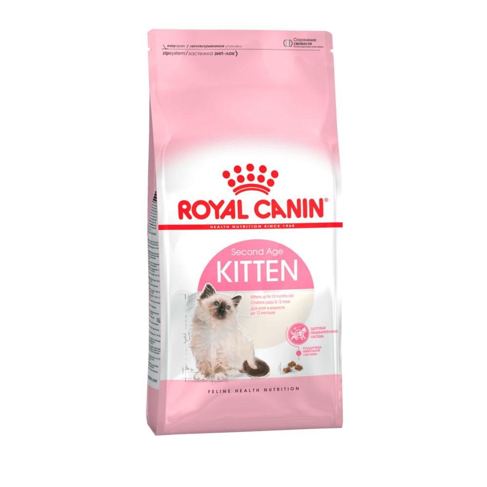 Royal Canin Kitten 36 Second Age Сухой корм для котят в возрасте до 12 месяцев, 10 кг