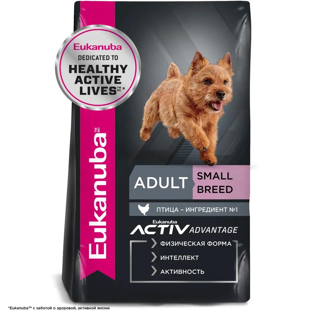 Eukanuba Adult Small Breed Сухой корм для собак мелких пород старше 1 года, с курицей, 3 кг