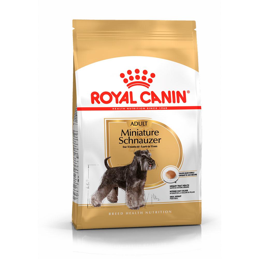 Royal Canin Miniature Schnauzer Adult корм для собак породы миниатюрный шнауцер старше 10 месяцев, 7,5 кг