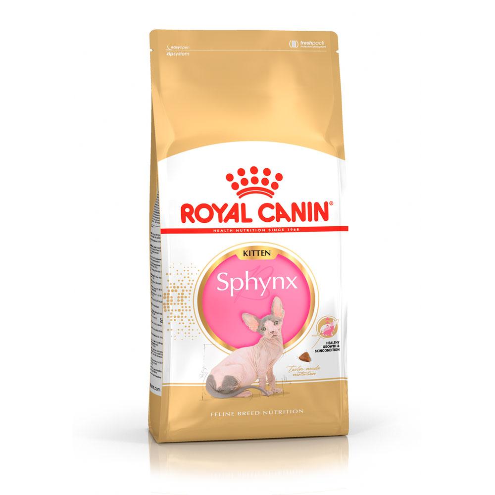 Royal Canin Sphynx kitten корм сухой для котят породы сфинкс младше 12 месяцев, 400г